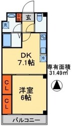 ガーデンコート船橋の物件間取画像